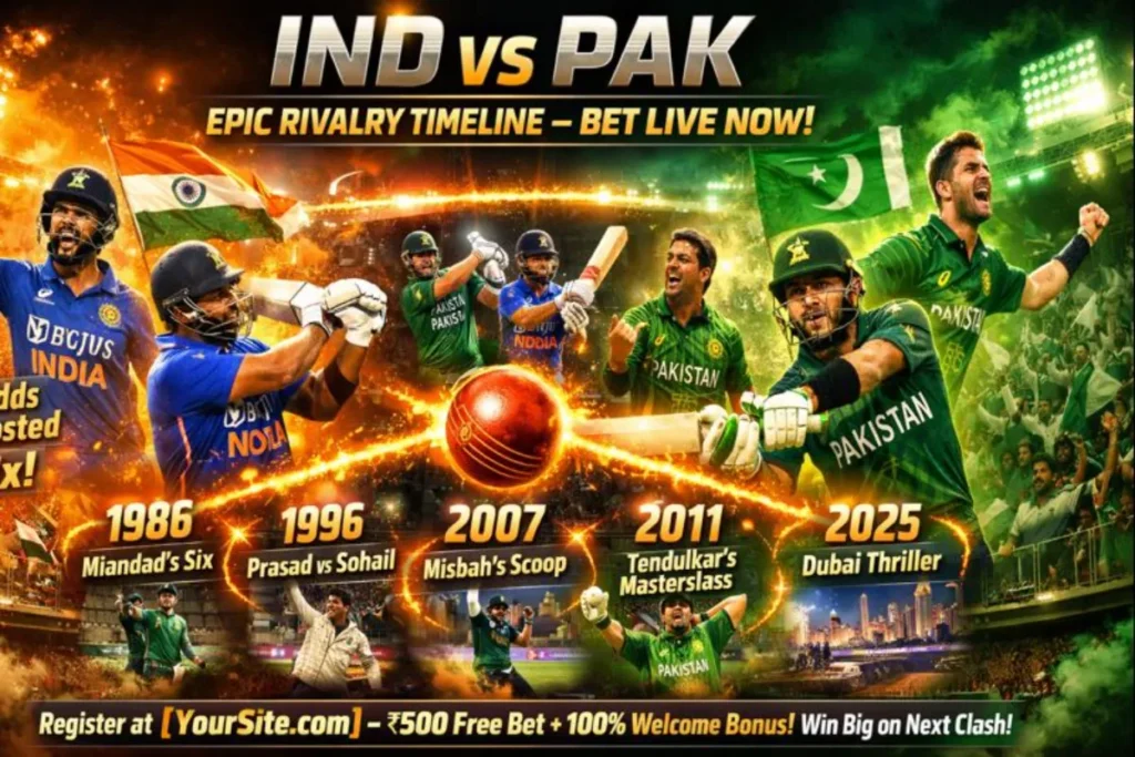 India National Cricket Team vs Pakistan National Cricket Team Timeline: Epic Battles and Memorable Encounters