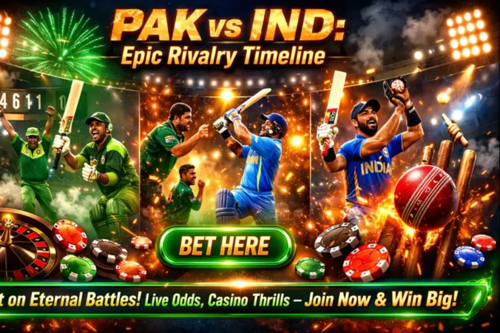 Pakistan National Cricket Team vs India National Cricket Team Timeline: Covering Iconic Performances and Epic Battles