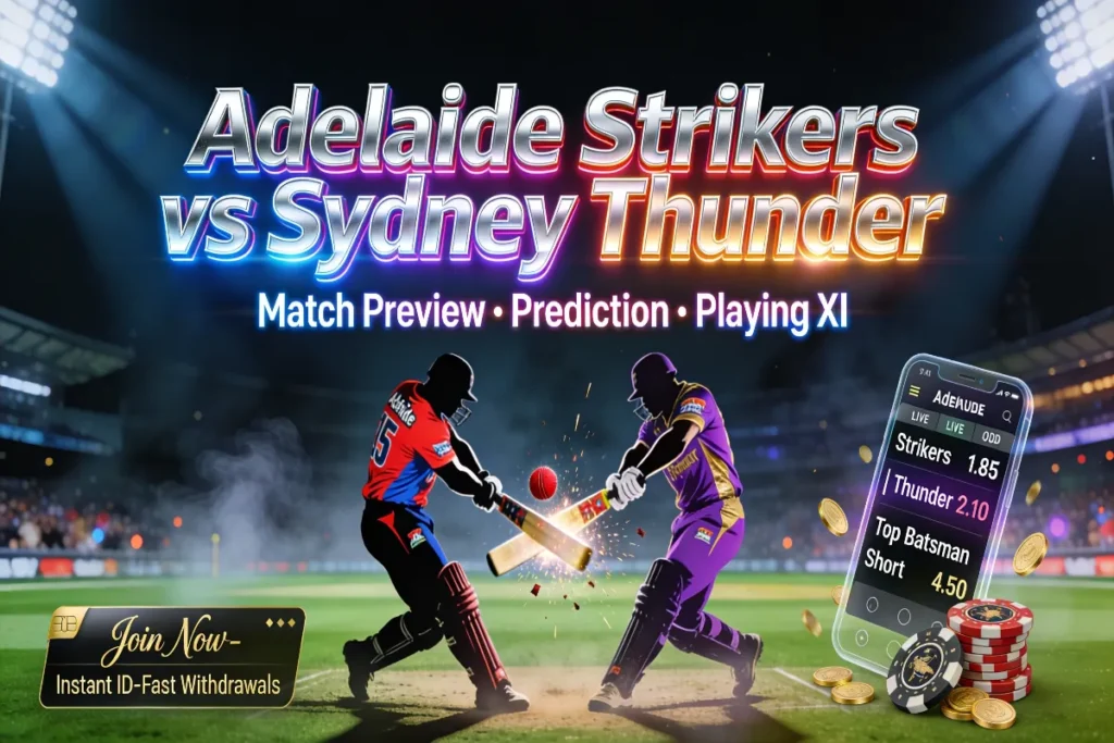 Adelaide Strikers vs Sydney Thunder Match Preview, Prediction & Playing XI