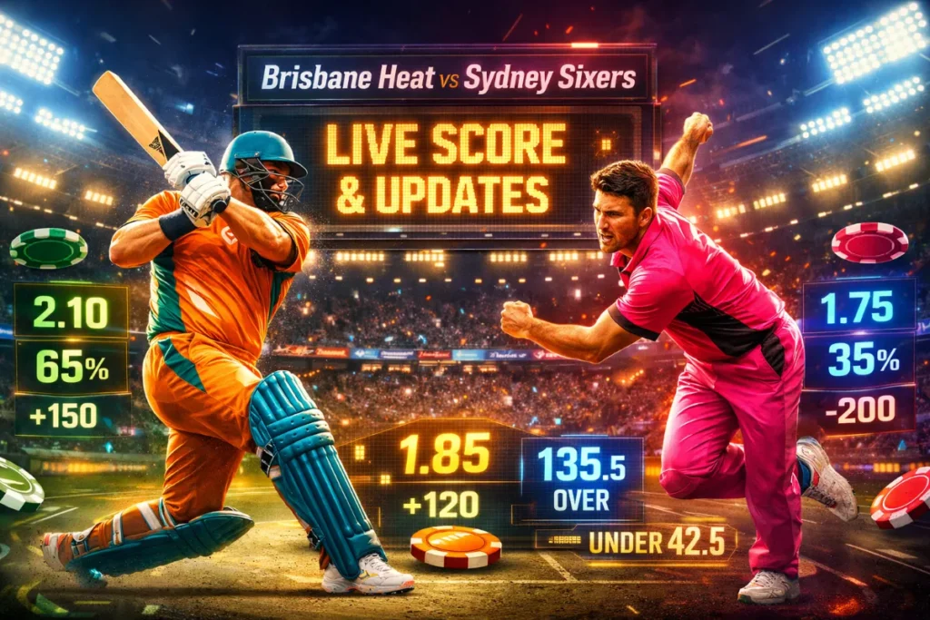 Brisbane Heat vs Sydney Sixers Live Score & Updates: BBL Clash Preview