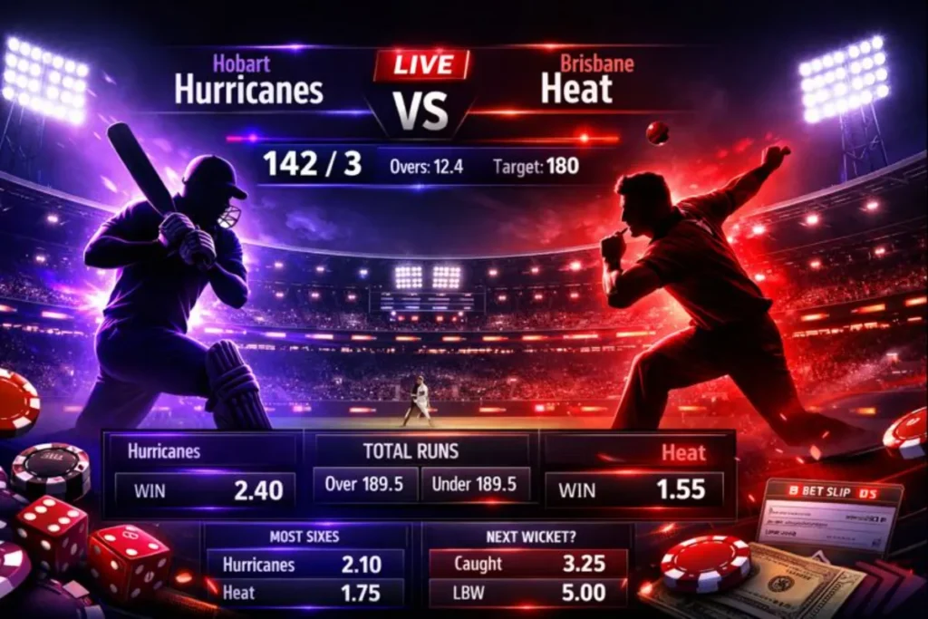 Hobart Hurricanes vs Brisbane Heat Live Score & Match Updates