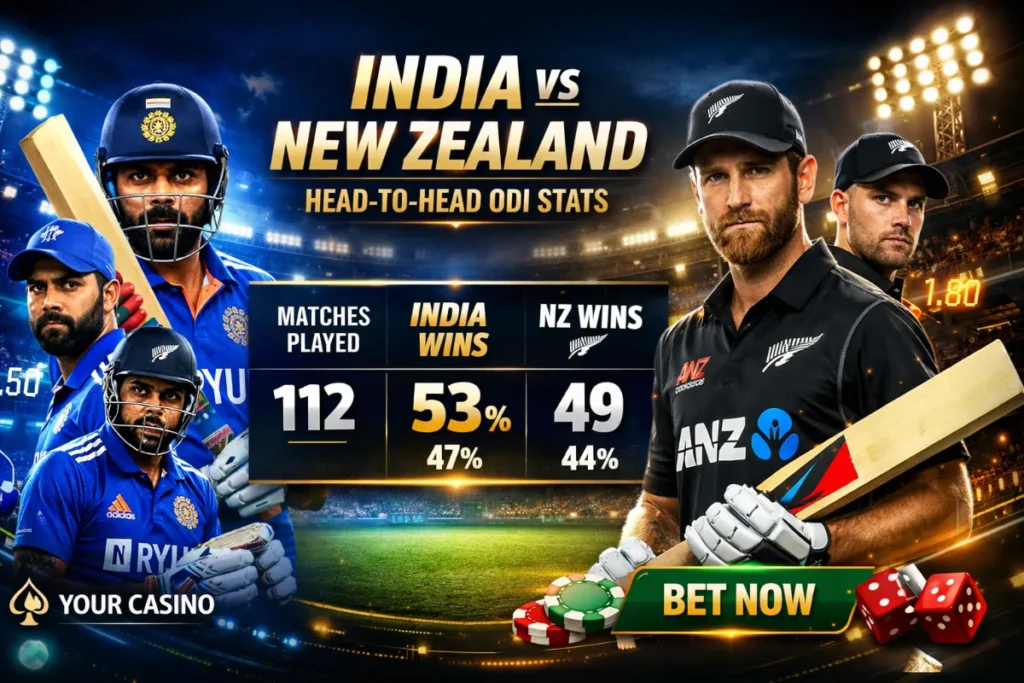 India vs New Zealand 3rd ODI: Head-to-Head Stats