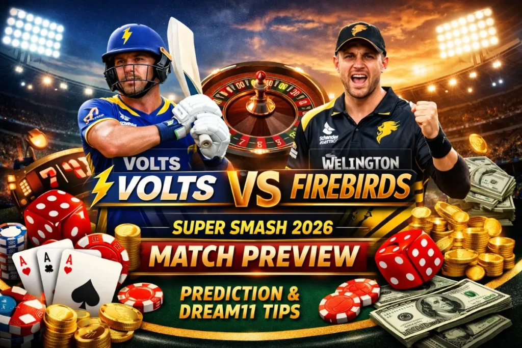 Otago Volts vs Wellington Firebirds Prediction & Dream11 Tips – Super Smash 2026 Match Preview